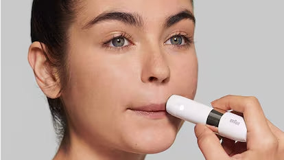 Depiladora facial 2 en 1 Luz LED, eléctrica, portátil
